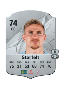 Carl Starfelt Rare 74 Overall Rating