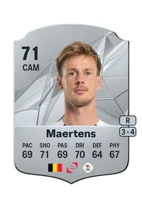 Mathieu Maertens Rare 71 Overall Rating