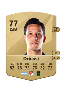 Sebastián Driussi Common 77 Overall Rating