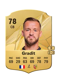 Jonathan Gradit Rare 78 Overall Rating