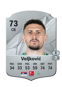 Miloš Veljković Rare 73 Overall Rating