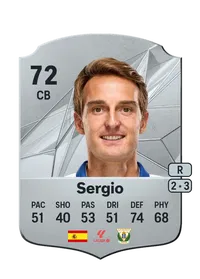 Sergio Rare 72 Overall Rating