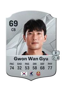 Gwon Wan Gyu Rare 69 Overall Rating