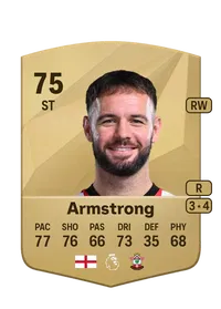 Adam Armstrong Common 75 Overall Rating