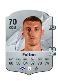 Jay Fulton Rare 70 Overall Rating