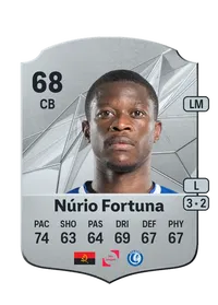 Núrio Fortuna Rare 68 Overall Rating