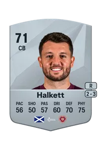 Craig Halkett Common 71 Overall Rating