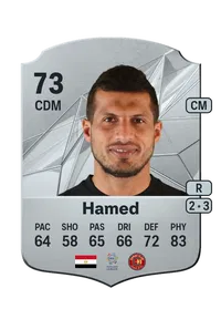 Tarek Hamed Rare 73 Overall Rating