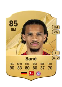 Leroy Sané Rare 85 Overall Rating