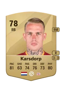 Rick Karsdorp Common 78 Overall Rating