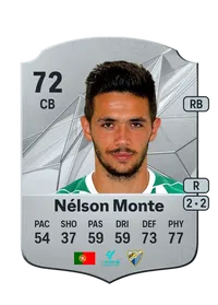 Nélson Monte Rare 72 Overall Rating