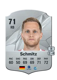 Benno Schmitz Rare 71 Overall Rating