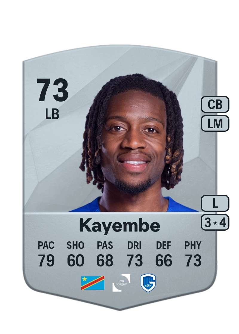 Joris Kayembe Common 73 Overall Rating