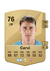 Franco Cervi Common 76 Overall Rating