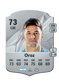 Nicolás Oroz Rare 73 Overall Rating