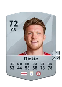 Rob Dickie Common 72 Overall Rating