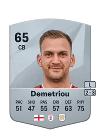 Mickey Demetriou Common 65 Overall Rating