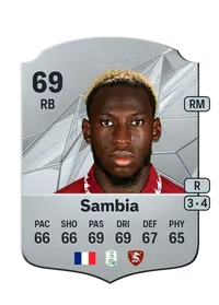 Junior Sambia Rare 69 Overall Rating