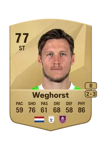 Wout Weghorst Common 77 Overall Rating