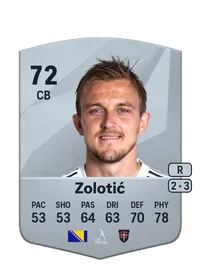 Nermin Zolotić Common 72 Overall Rating