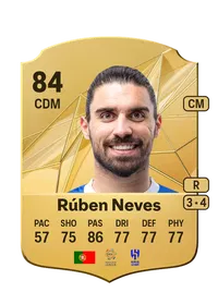 Rúben Neves Rare 84 Overall Rating