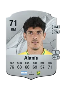 Gabriel Alanís Rare 71 Overall Rating