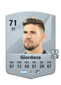 Santiago Giordana Common 71 Overall Rating