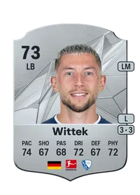 Maximilian Wittek Rare 73 Overall Rating