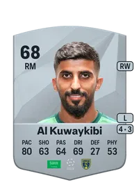 Mohammed Al Kuwaykibi Common 68 Overall Rating