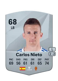 Carlos Nieto Common 68 Overall Rating