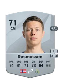 Mathias Rasmussen Common 71 Overall Rating