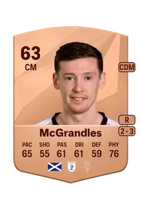 Conor McGrandles Common 63 Overall Rating