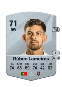 Rúben Lameiras Common 71 Overall Rating