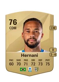 Hernani Common 76 Overall Rating