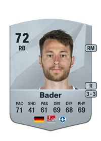 Matthias Bader Common 72 Overall Rating