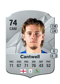 Todd Cantwell Rare 74 Overall Rating