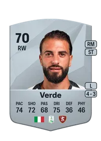 Daniele Verde Common 70 Overall Rating