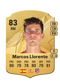 Marcos Llorente Rare 83 Overall Rating