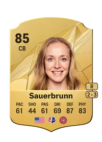 Becky Sauerbrunn Rare 85 Overall Rating