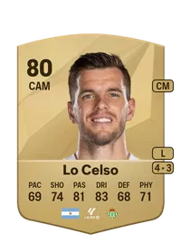 Giovani Lo Celso Common 80 Overall Rating