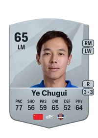 Ye Chugui Common 65 Overall Rating