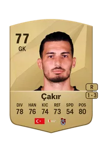 Uğurcan Çakır Common 77 Overall Rating