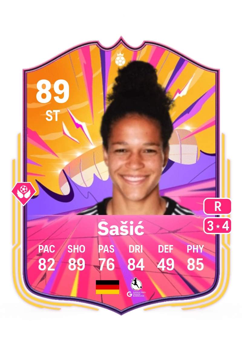 Celia Šašić UT Heroes 89 Overall Rating