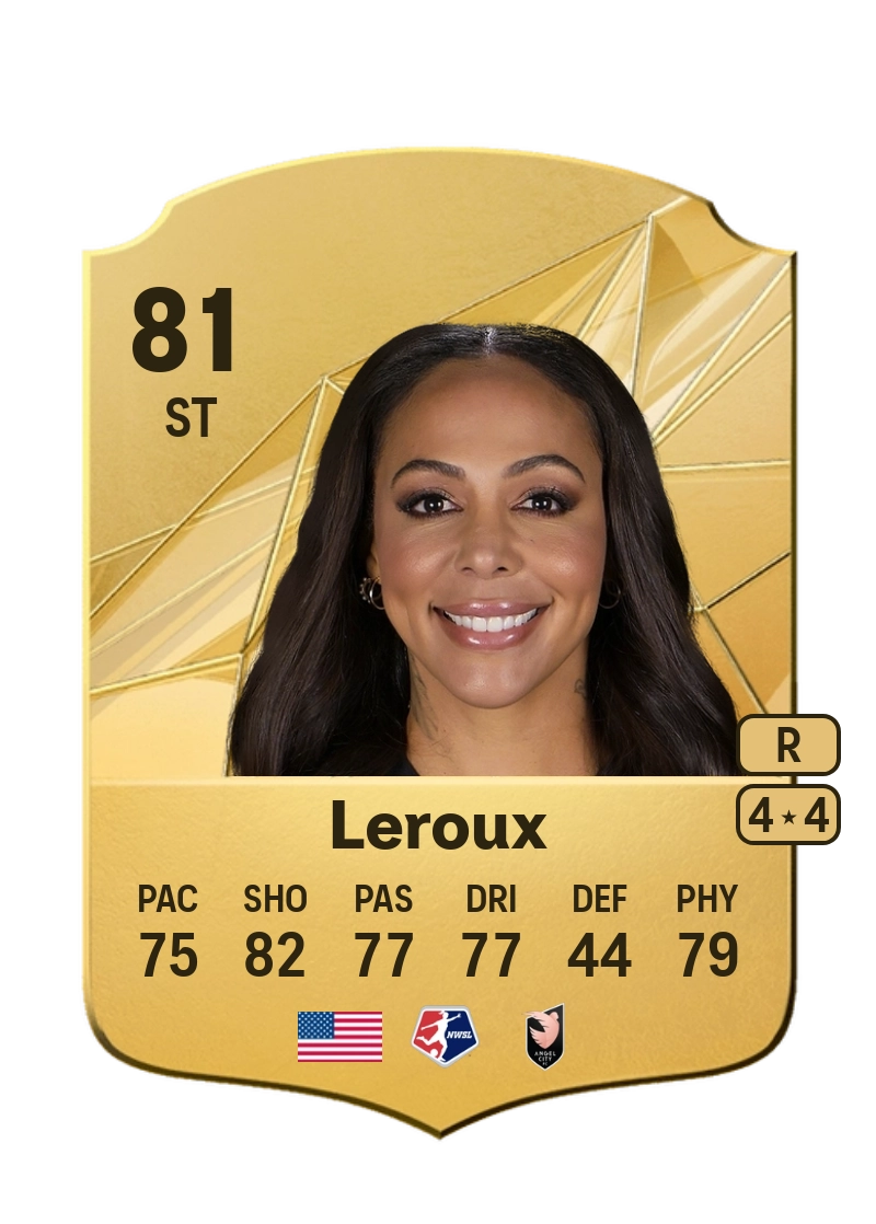 Sydney Leroux Rare 81 Overall Rating