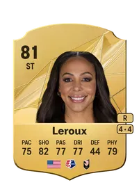 Sydney Leroux Rare 81 Overall Rating