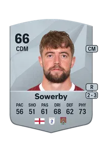 Jack Sowerby Common 66 Overall Rating