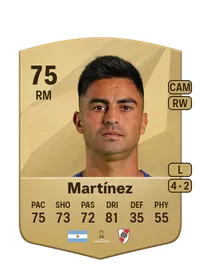 Gonzalo Martínez Common 75 Overall Rating