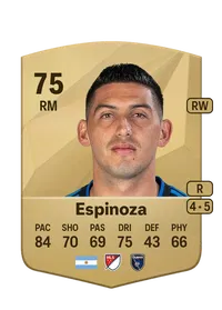 Cristian Espinoza Common 75 Overall Rating