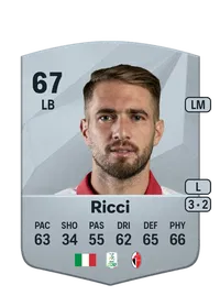 Giacomo Ricci Common 67 Overall Rating