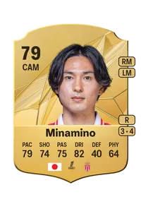 Takumi Minamino Rare 79 Overall Rating